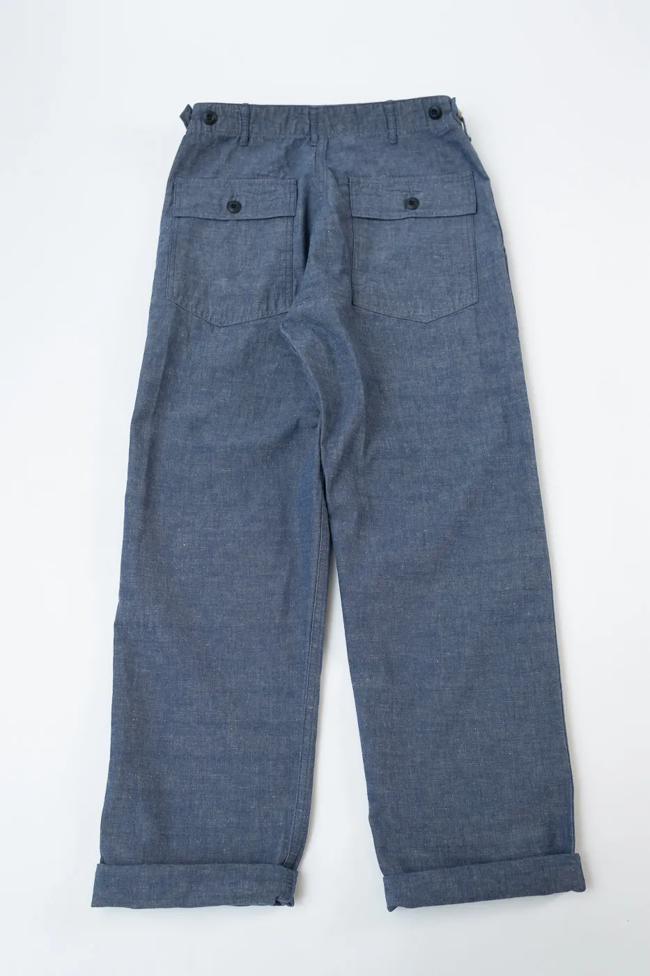 01-5002-34 - Fatigue Pants Chambray - Standard Fit - Grape