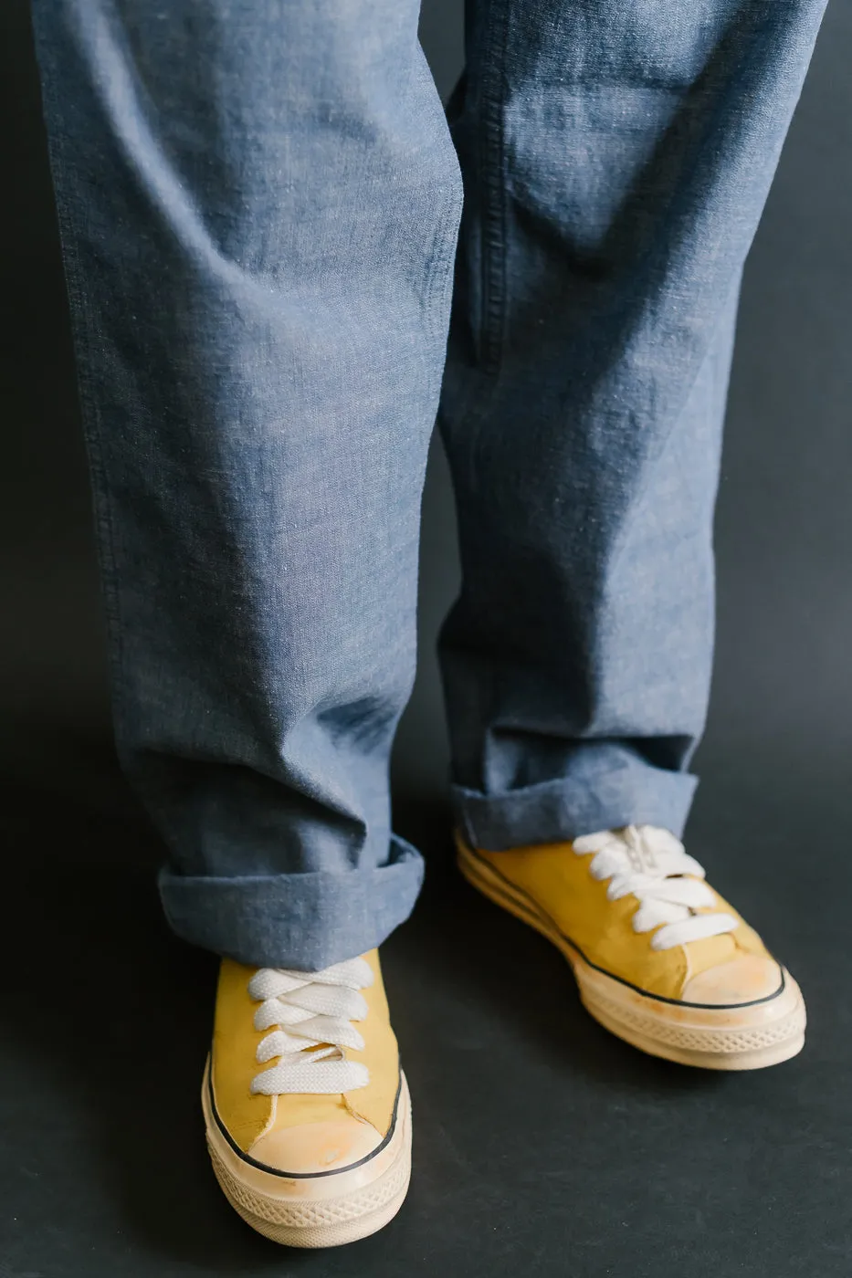 01-5002-34 - Fatigue Pants Chambray - Standard Fit - Grape
