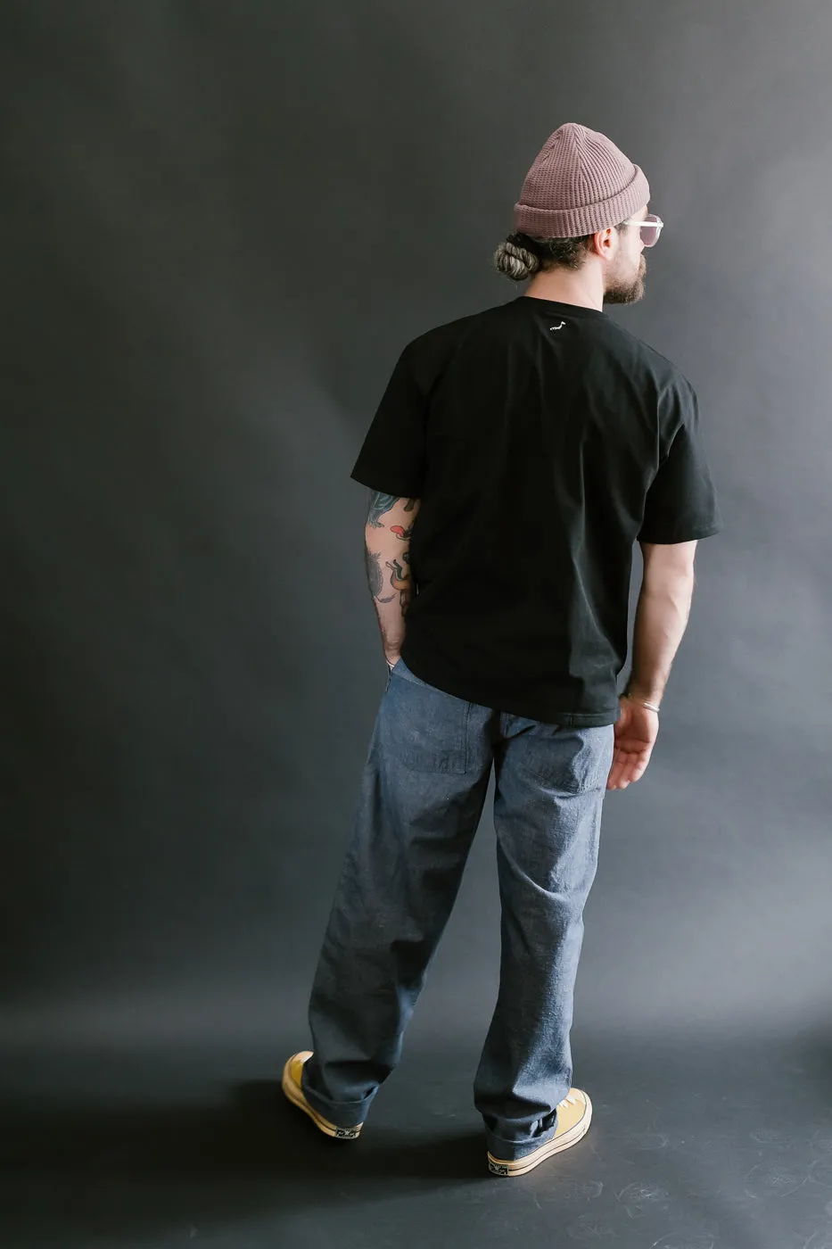 01-5002-34 - Fatigue Pants Chambray - Standard Fit - Grape