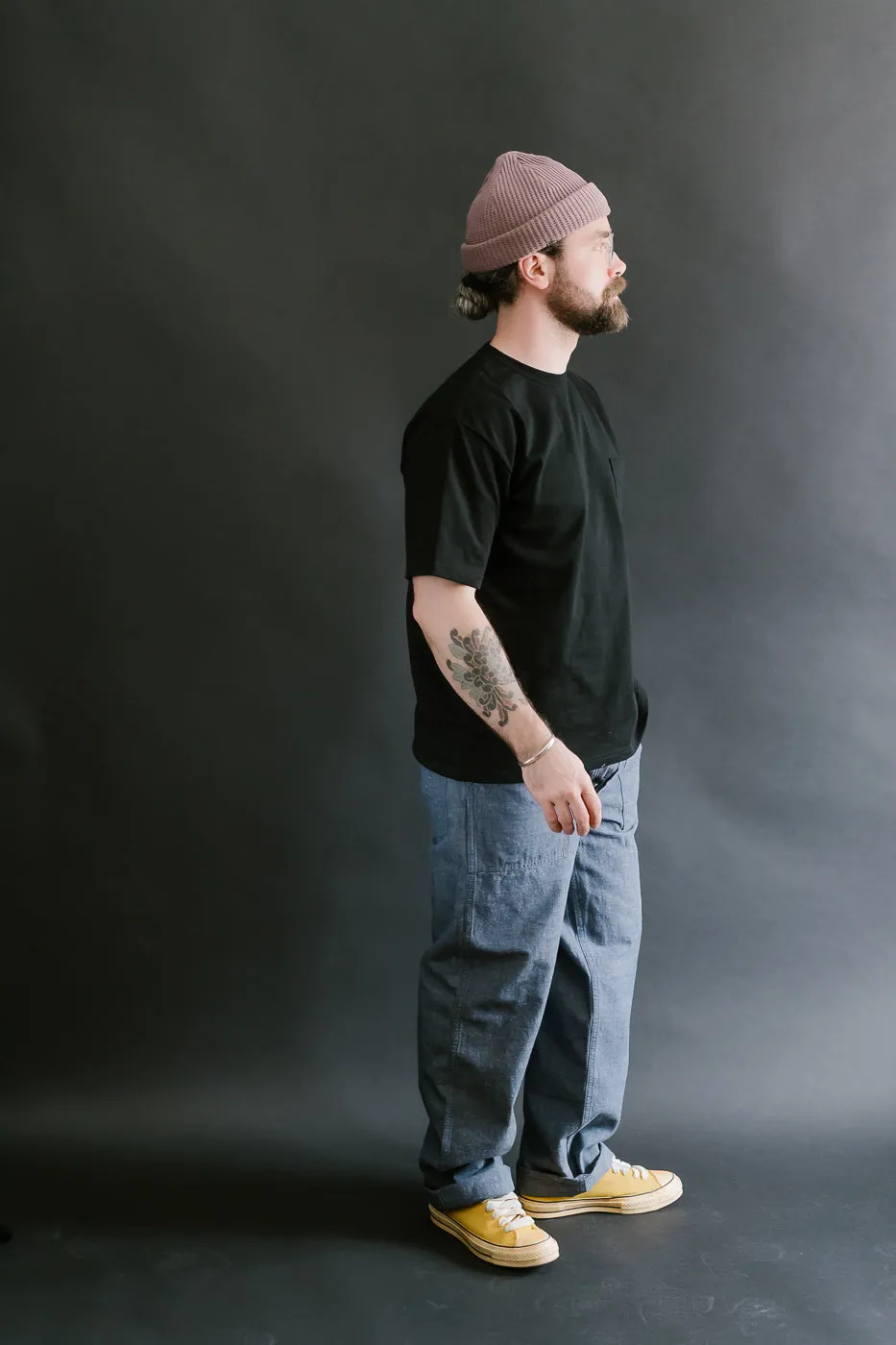 01-5002-34 - Fatigue Pants Chambray - Standard Fit - Grape