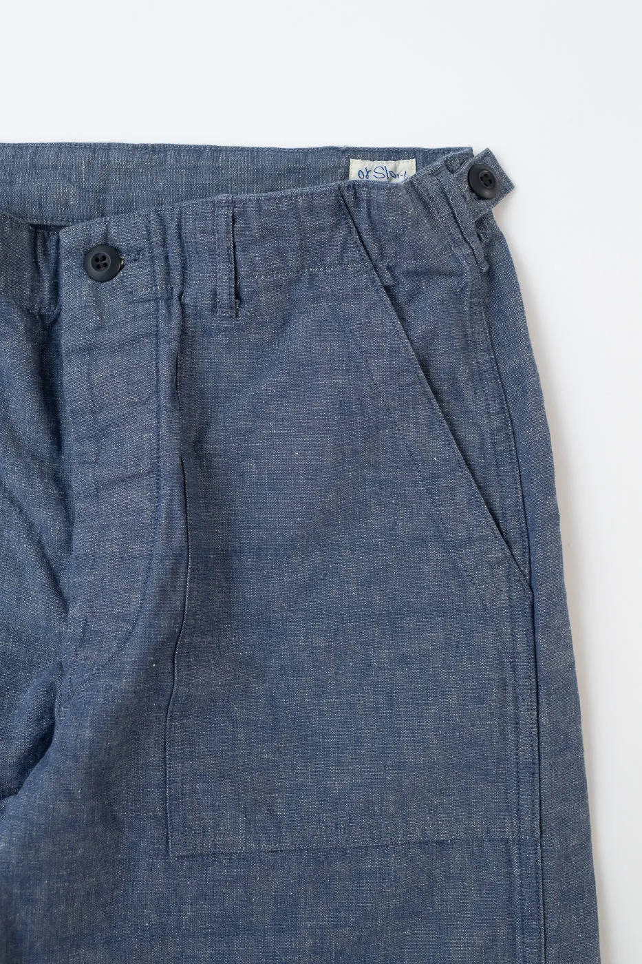 01-5002-34 - Fatigue Pants Chambray - Standard Fit - Grape