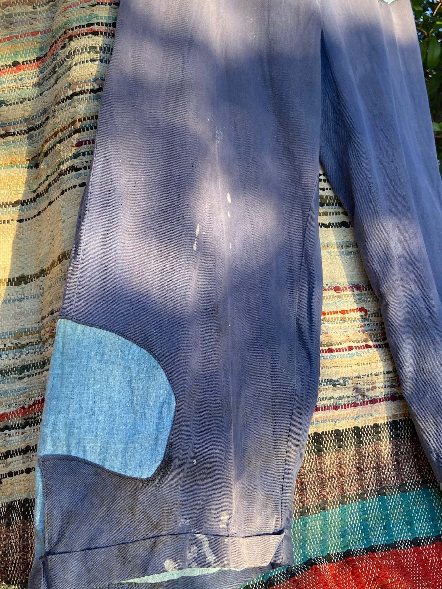 1930s Distressed/ Patched 1930s Side Button Trousers