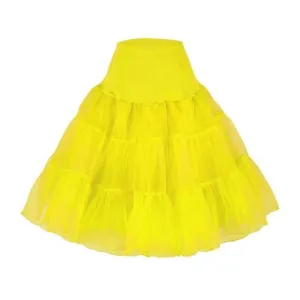 3 Tiered Yellow Petticoat