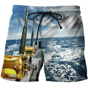 3D Fishing Shorts Big Game