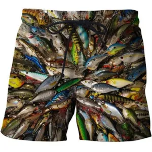3D Fishing Shorts Lure Addiction
