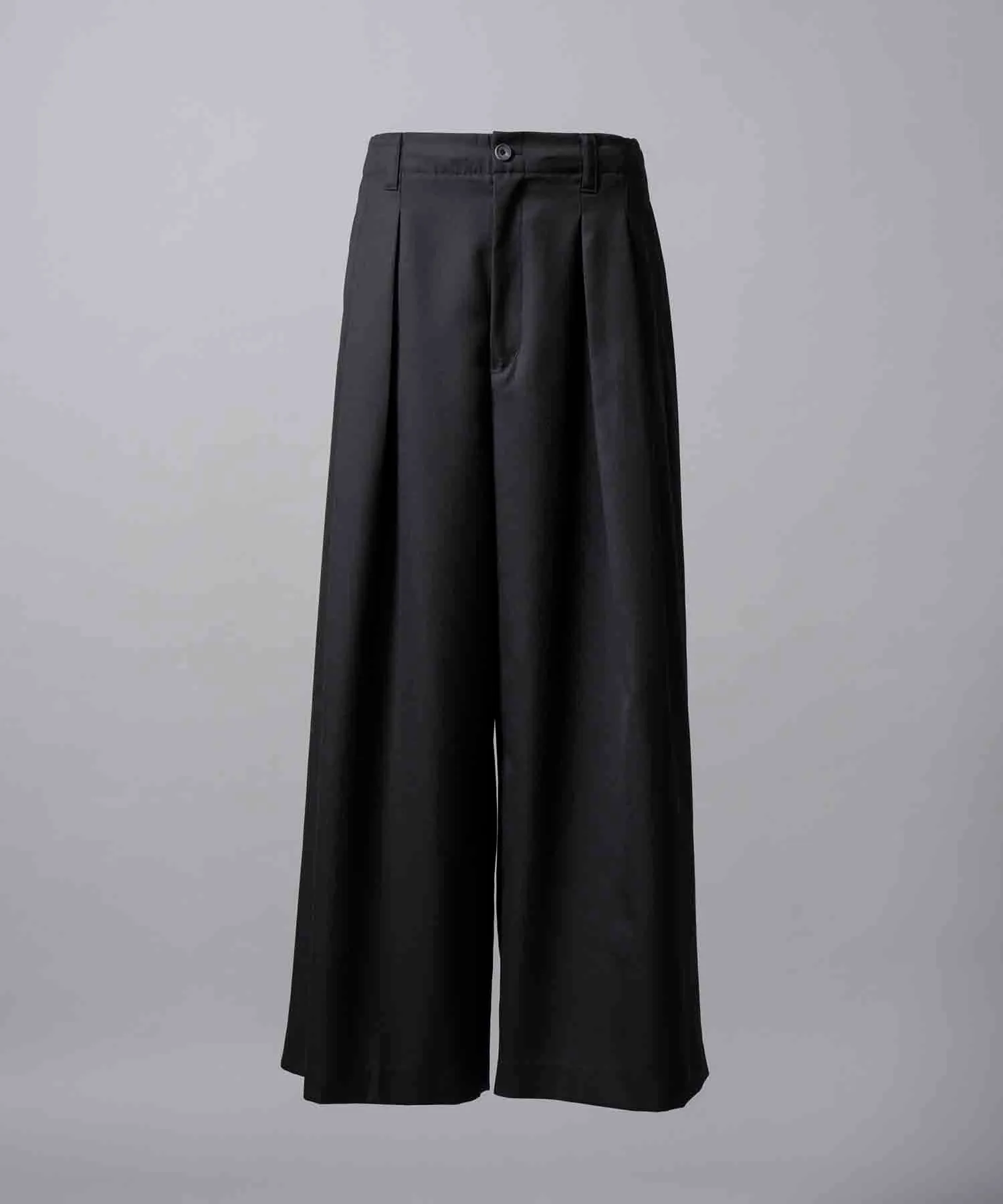 4 Colors Chambray Washable Wool Baggy Wide Pants