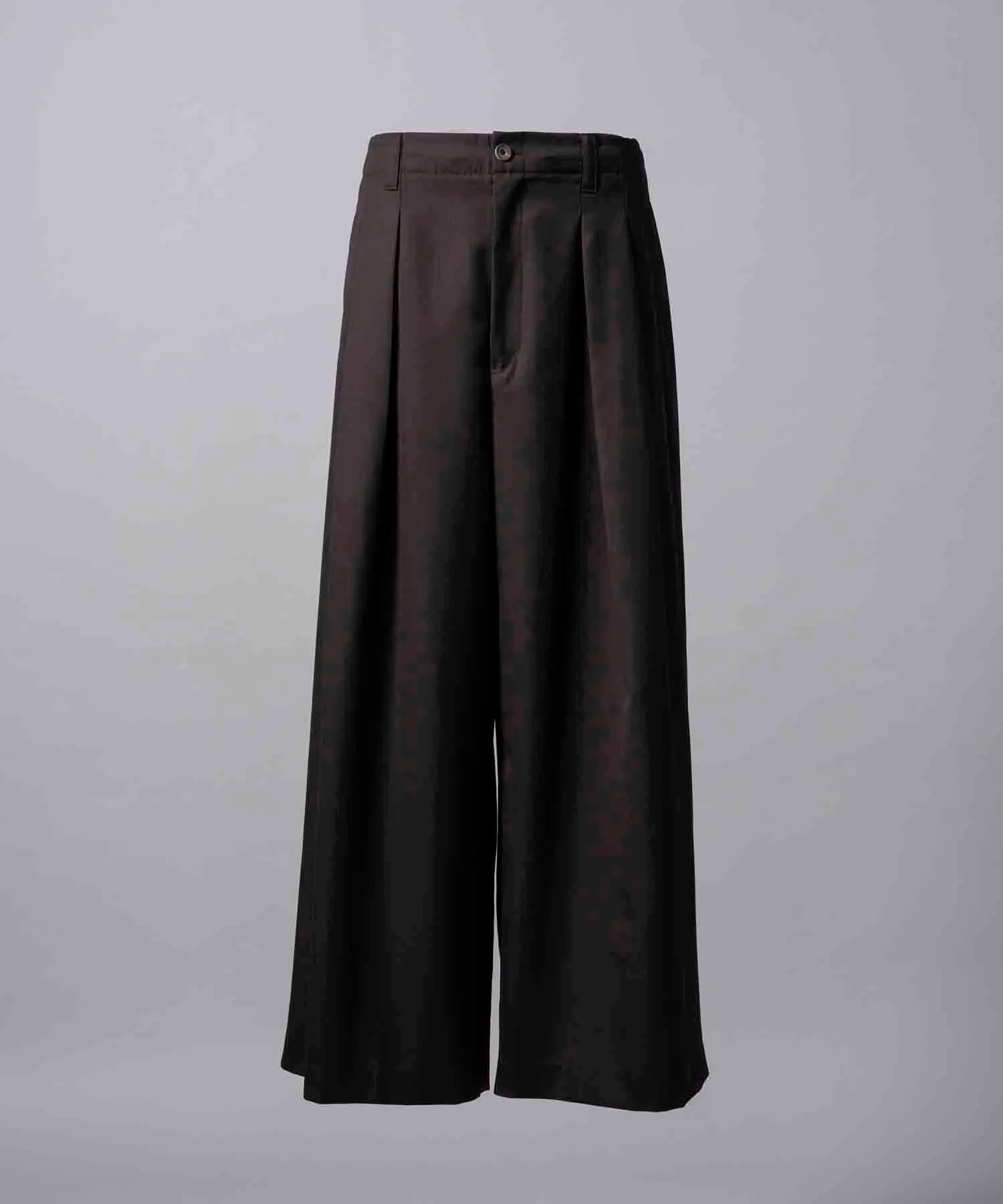 4 Colors Chambray Washable Wool Baggy Wide Pants