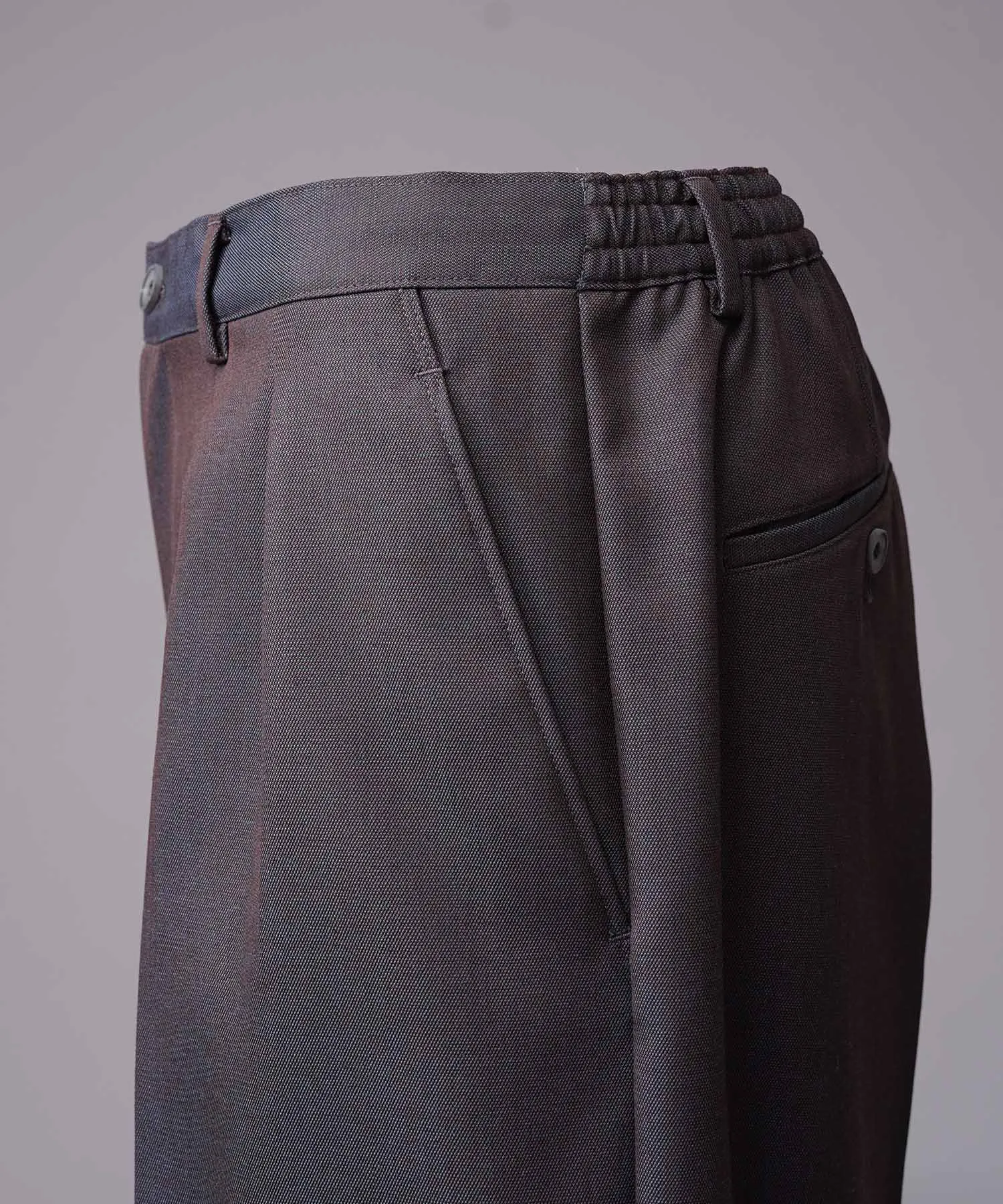 4 Colors Chambray Washable Wool Prime-Wide Shorts