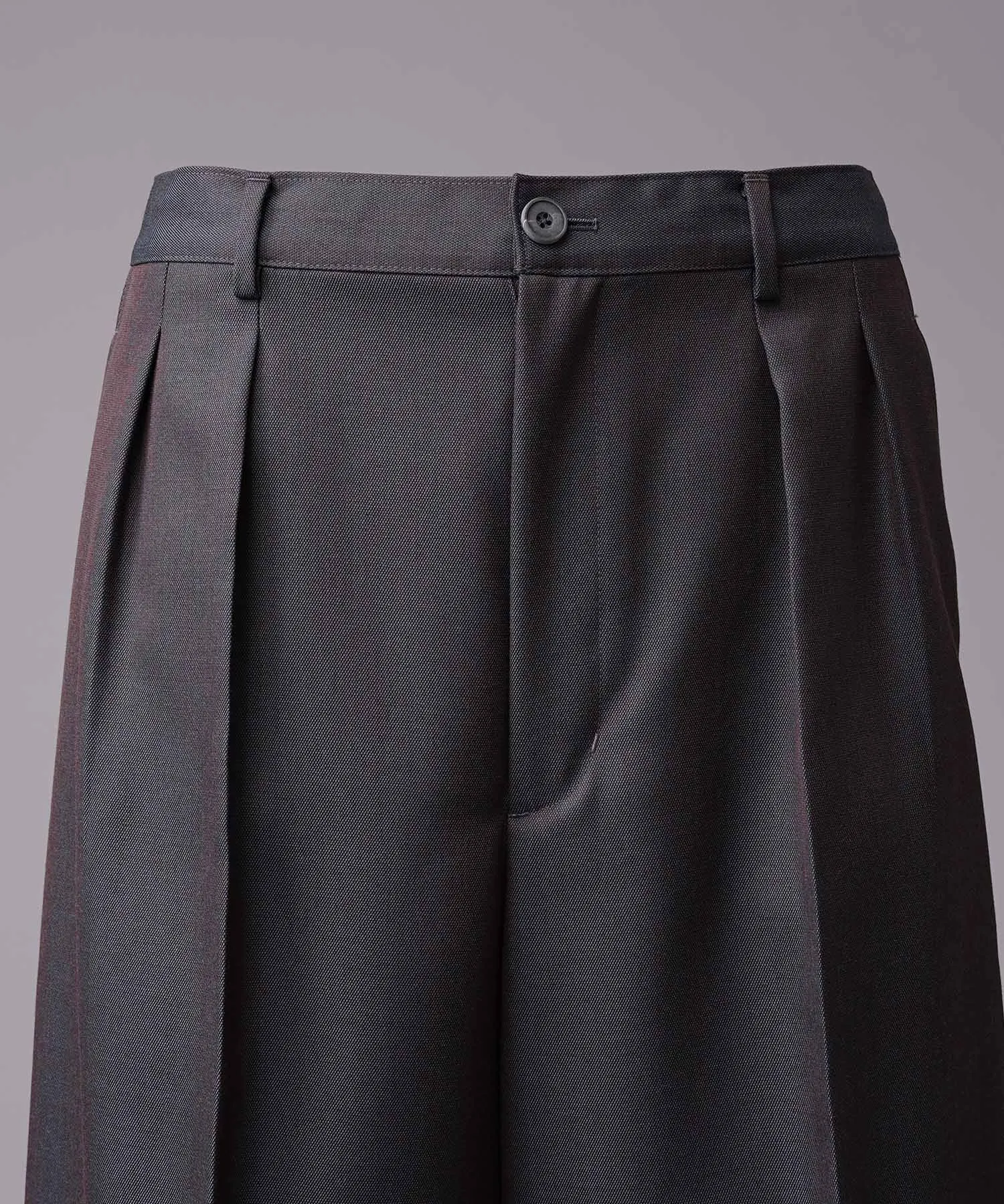 4 Colors Chambray Washable Wool Prime-Wide Shorts