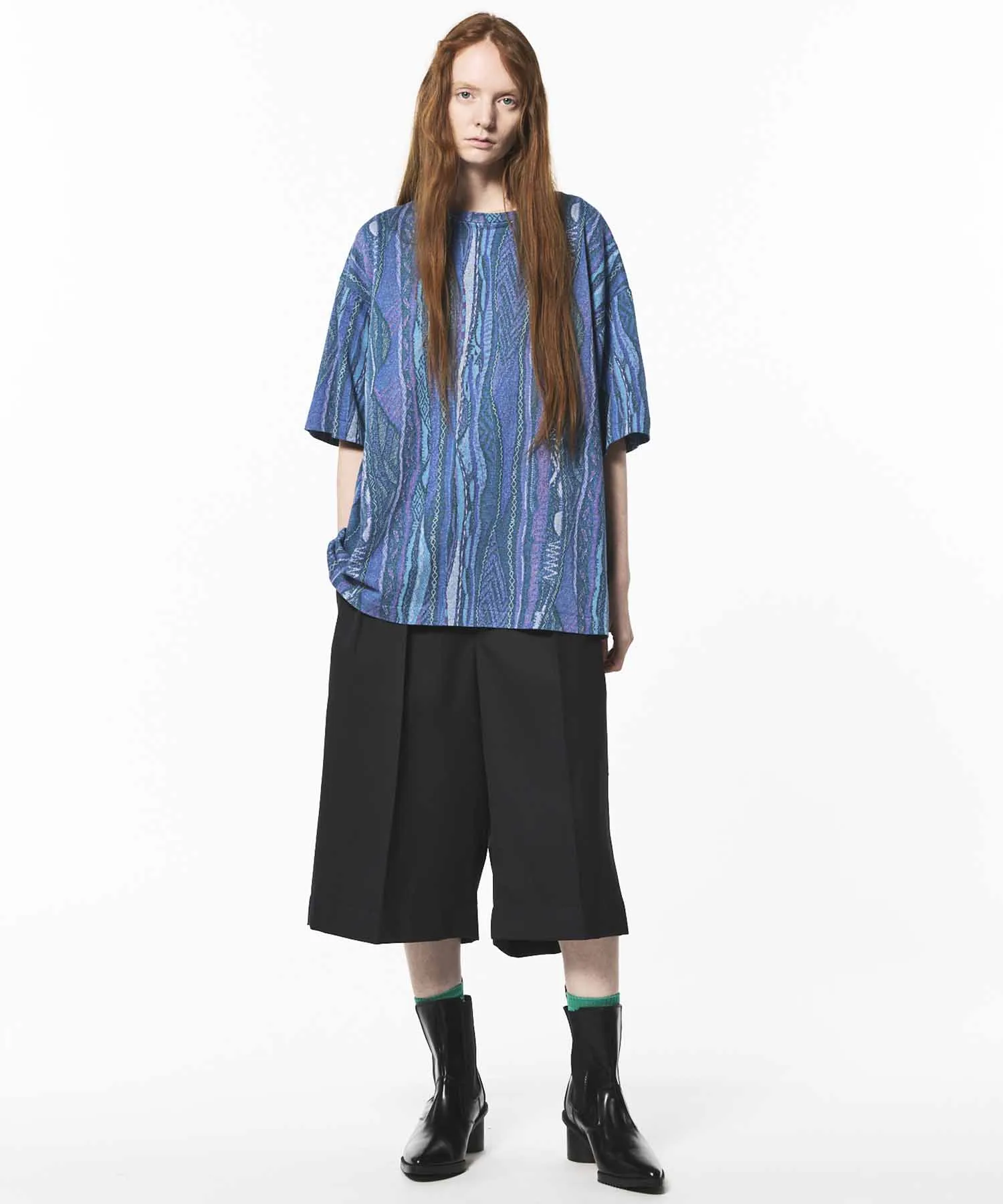 4 Colors Chambray Washable Wool Prime-Wide Shorts