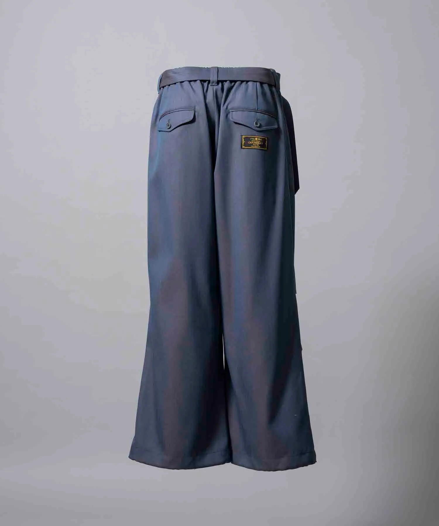 4 Colors Chambray Washable Wool Prime-Wide Snow Pants