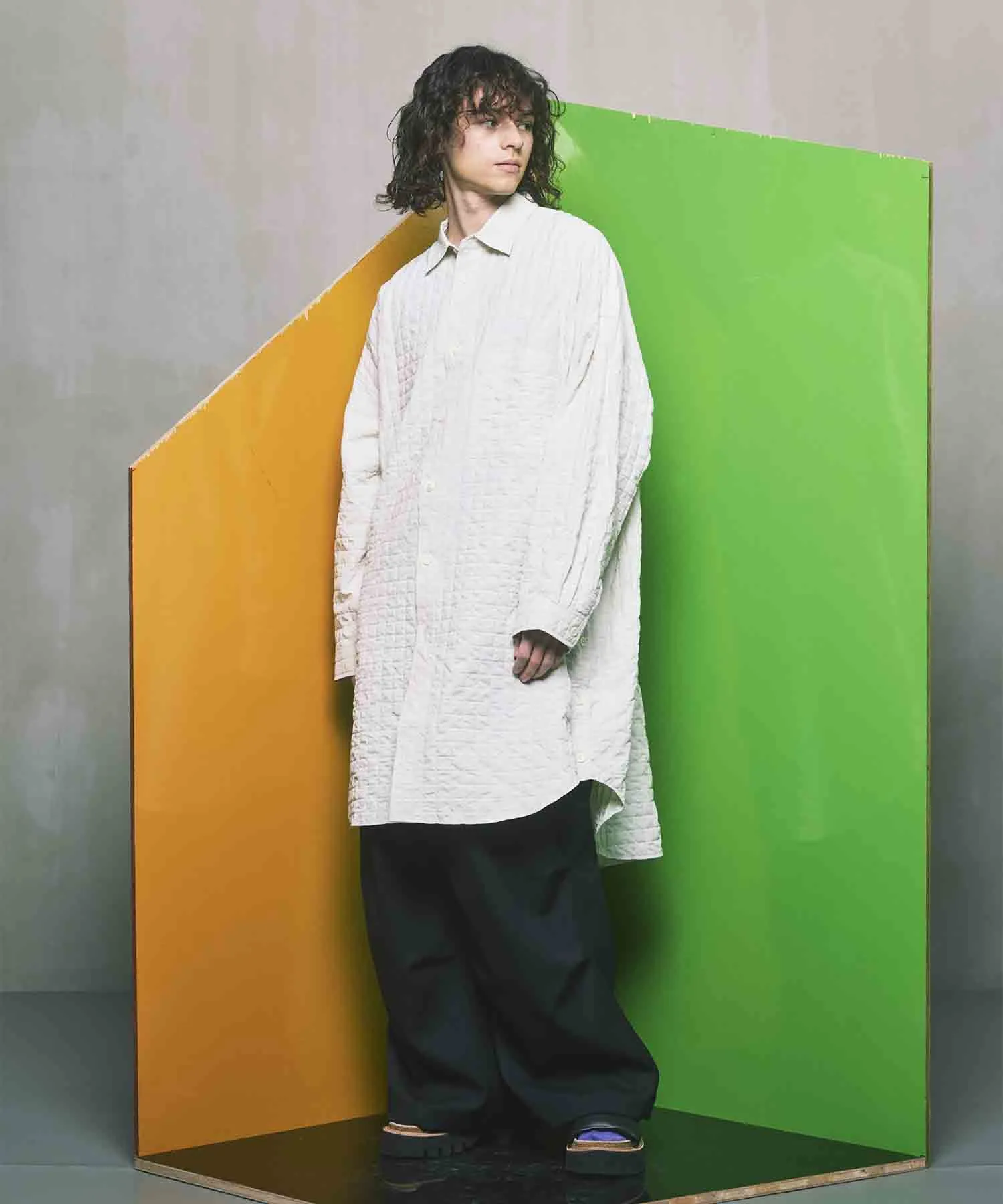4 Colors Chambray Washable Wool Prime-Wide Snow Pants