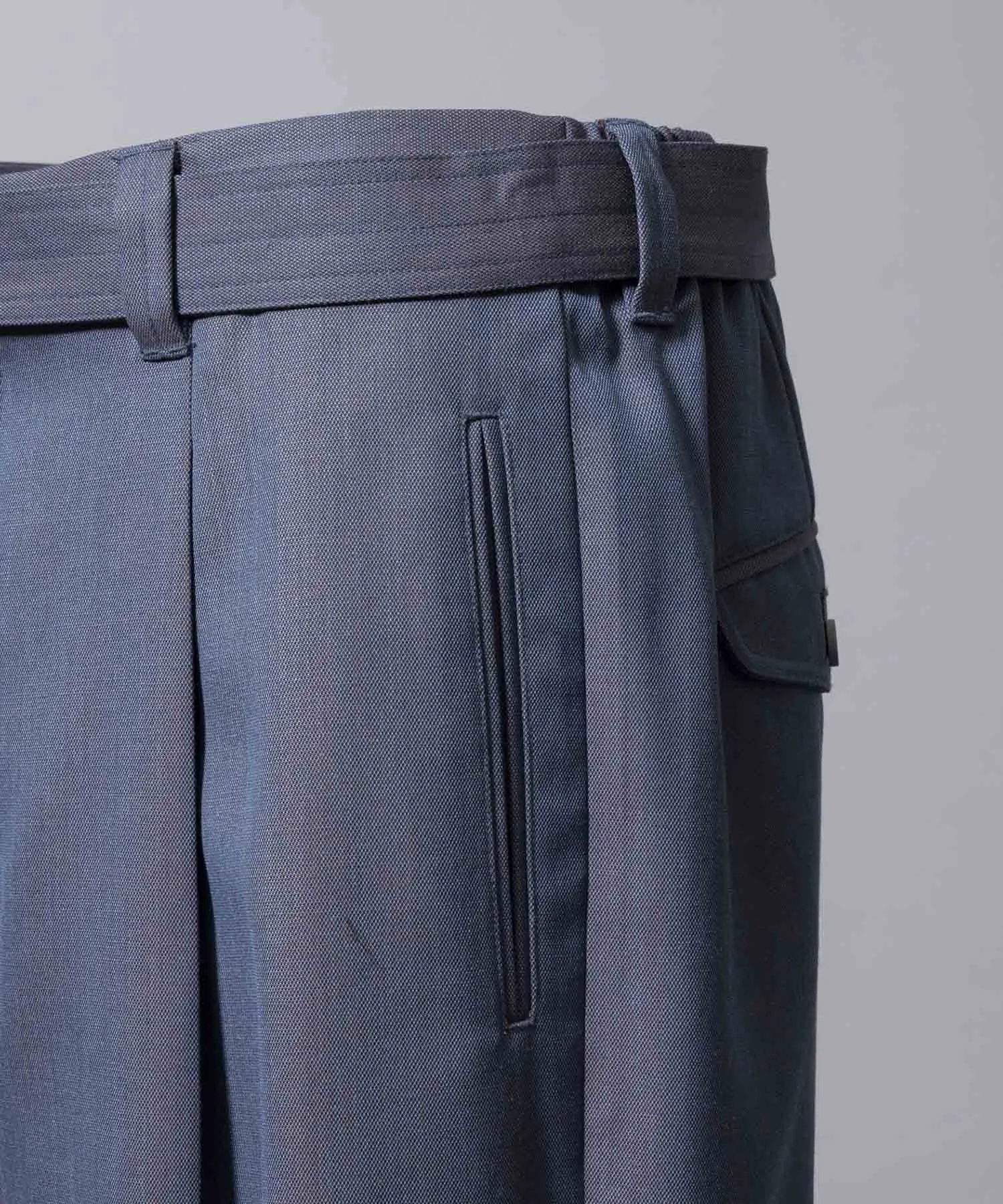 4 Colors Chambray Washable Wool Prime-Wide Snow Pants