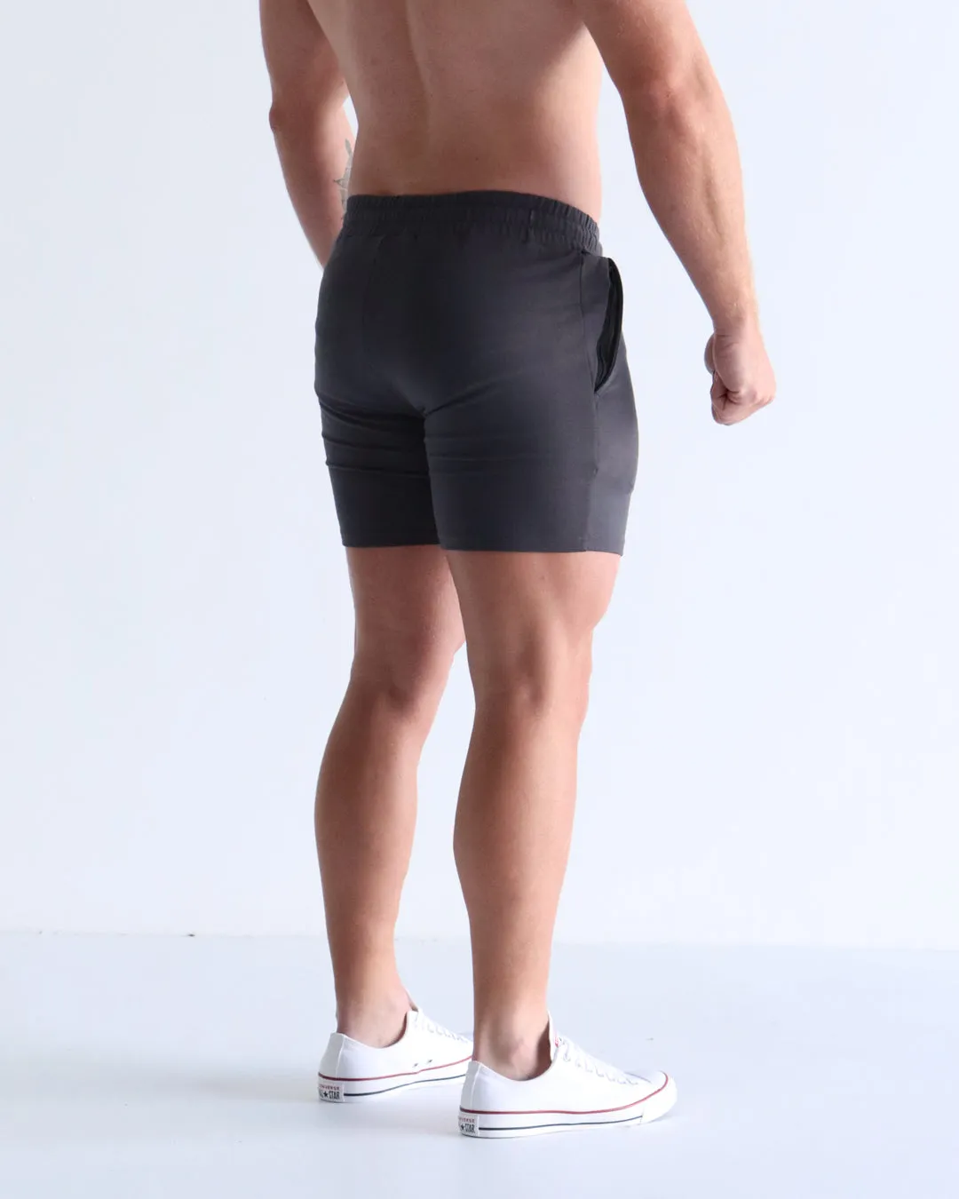 5" Base Shorts - Charcoal