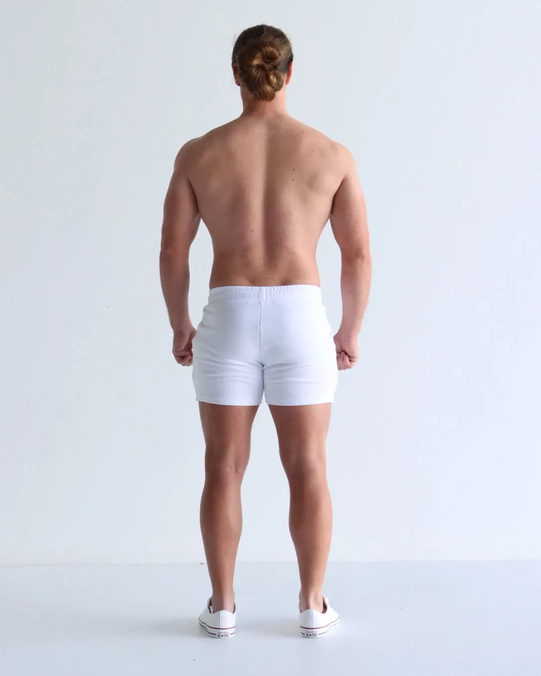 5" Base Shorts - White