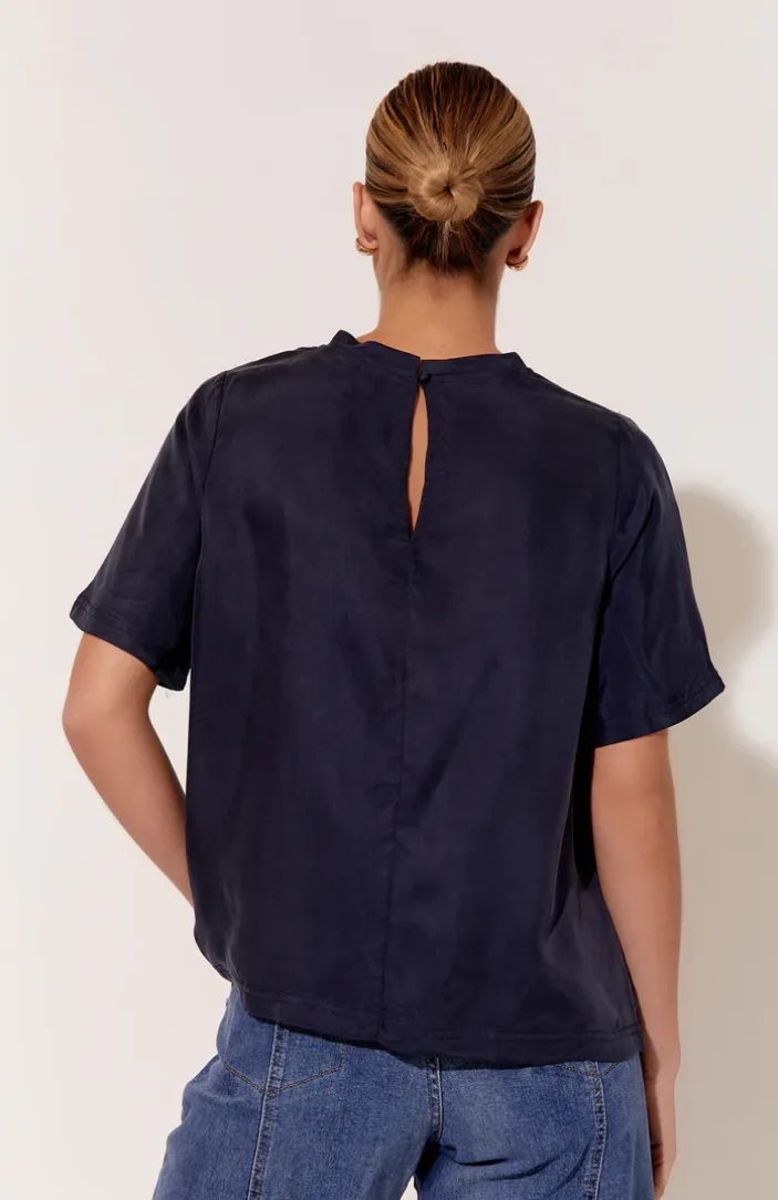 AJD-1454NAVY ARDEN TOP
