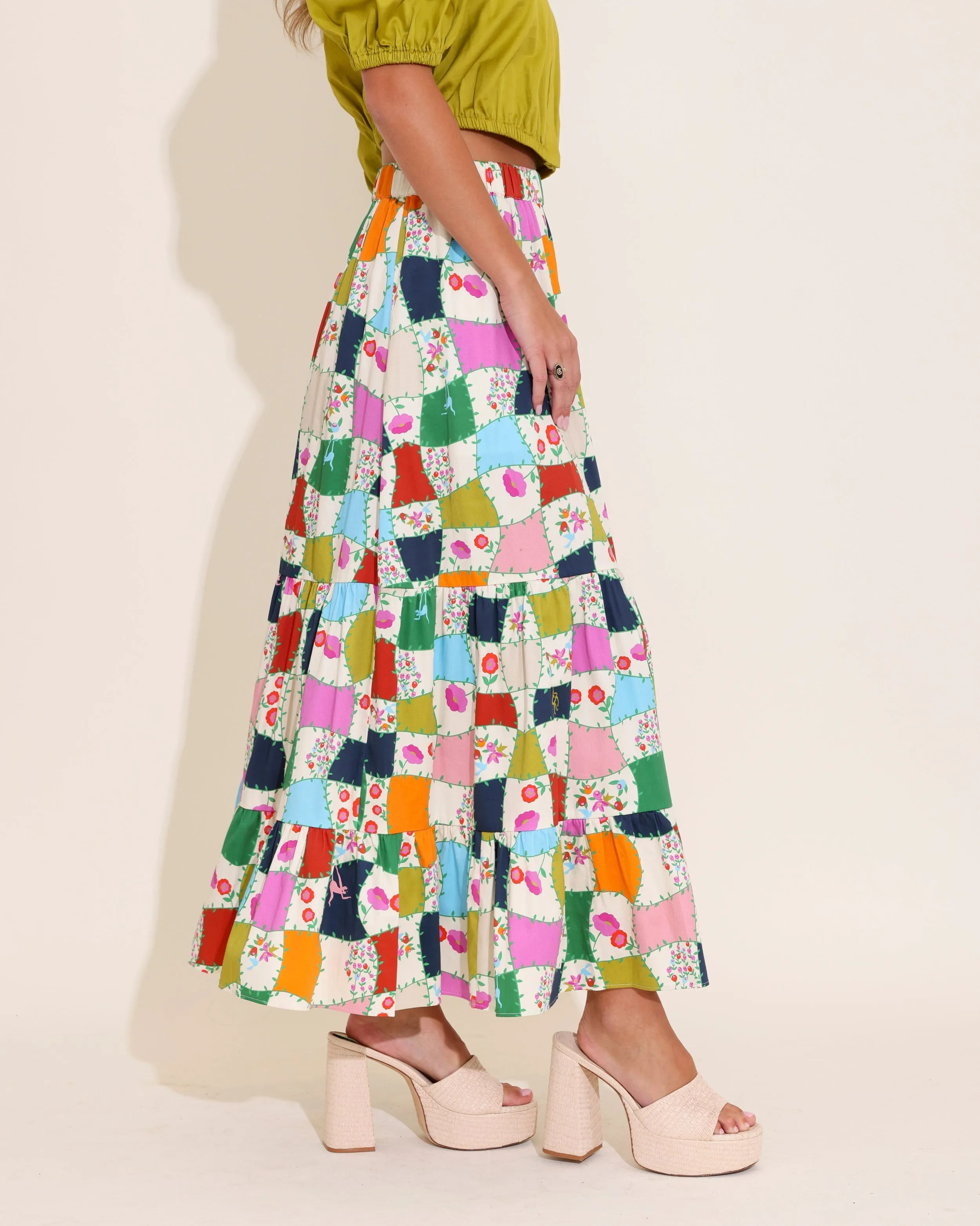 Amanda Skirt in El Fresco by Alden Adair