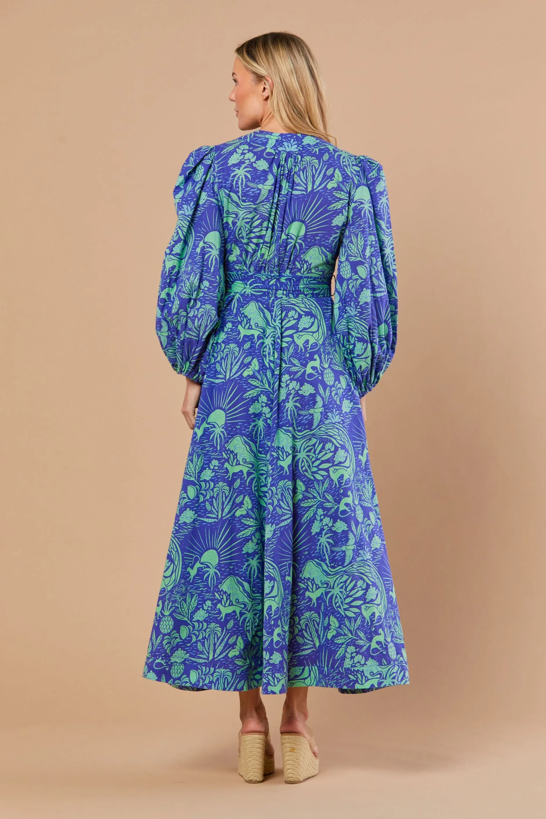 Annabel Dress in Whimsical Island Eve