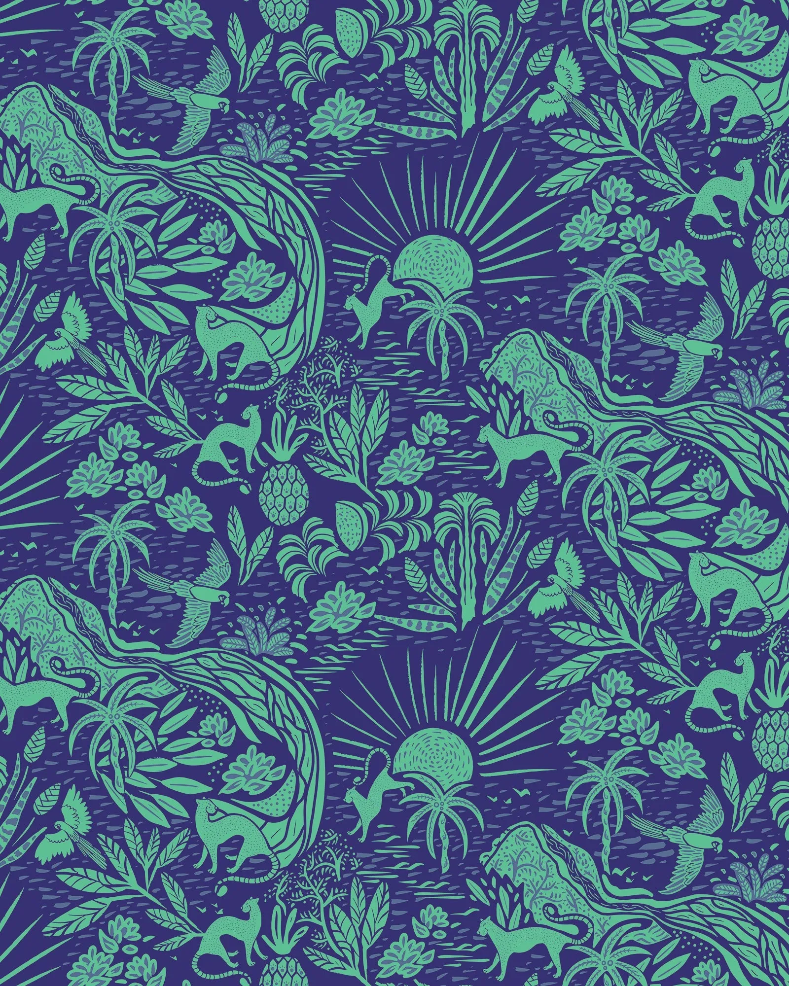 Annabel Dress in Whimsical Island Eve