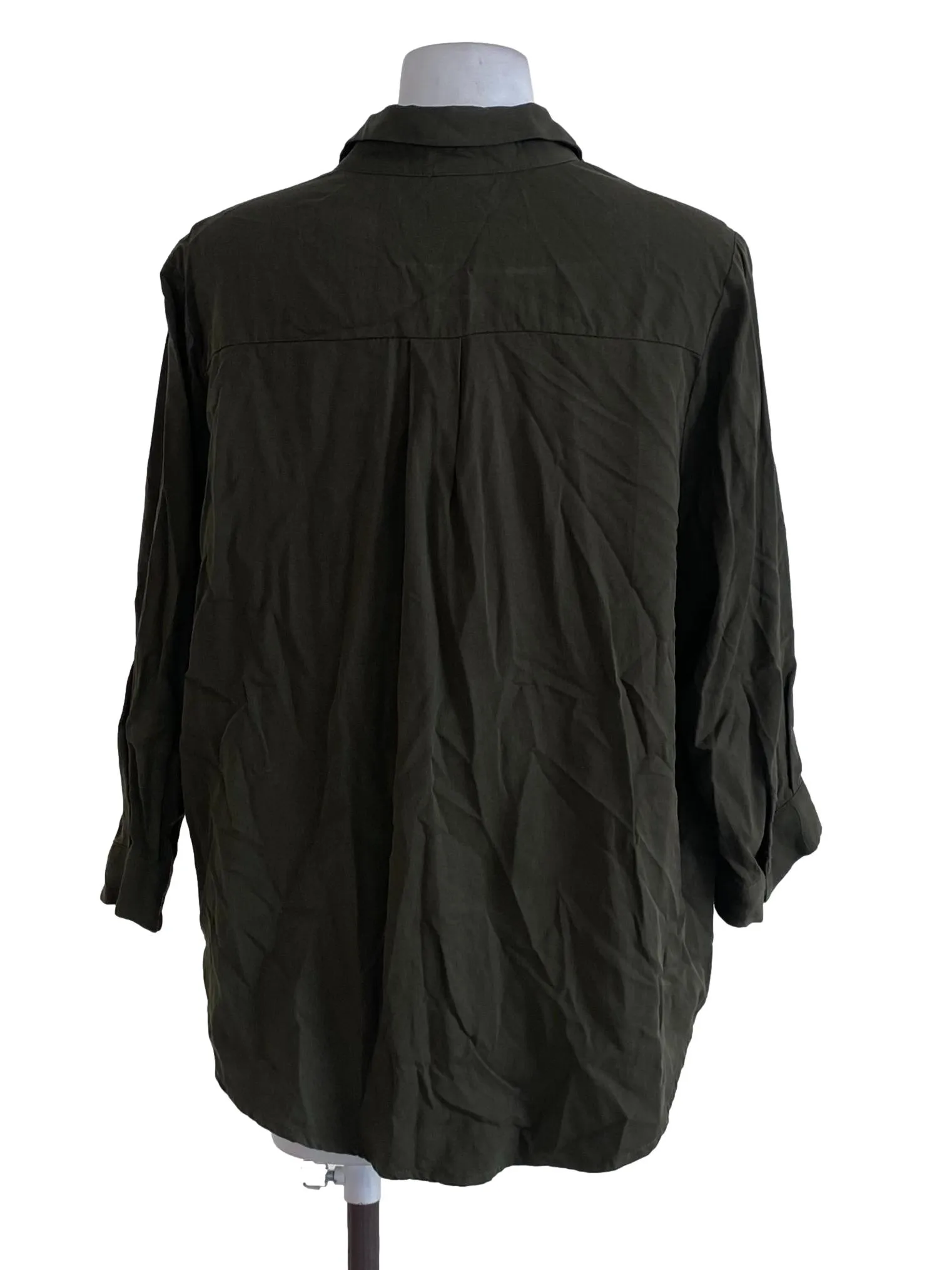 Army Green Plain Shirt