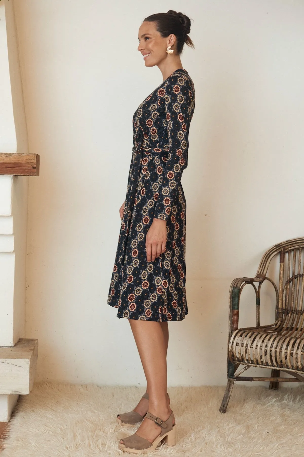 Audrey Wrap Dress - Bindi