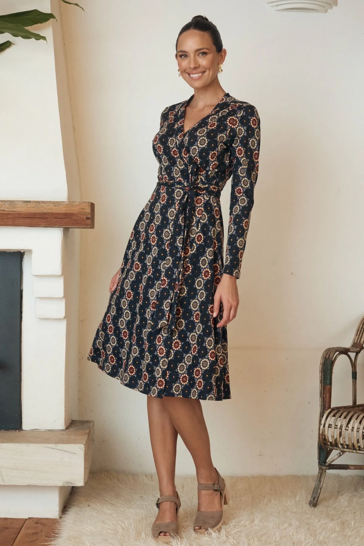 Audrey Wrap Dress - Bindi