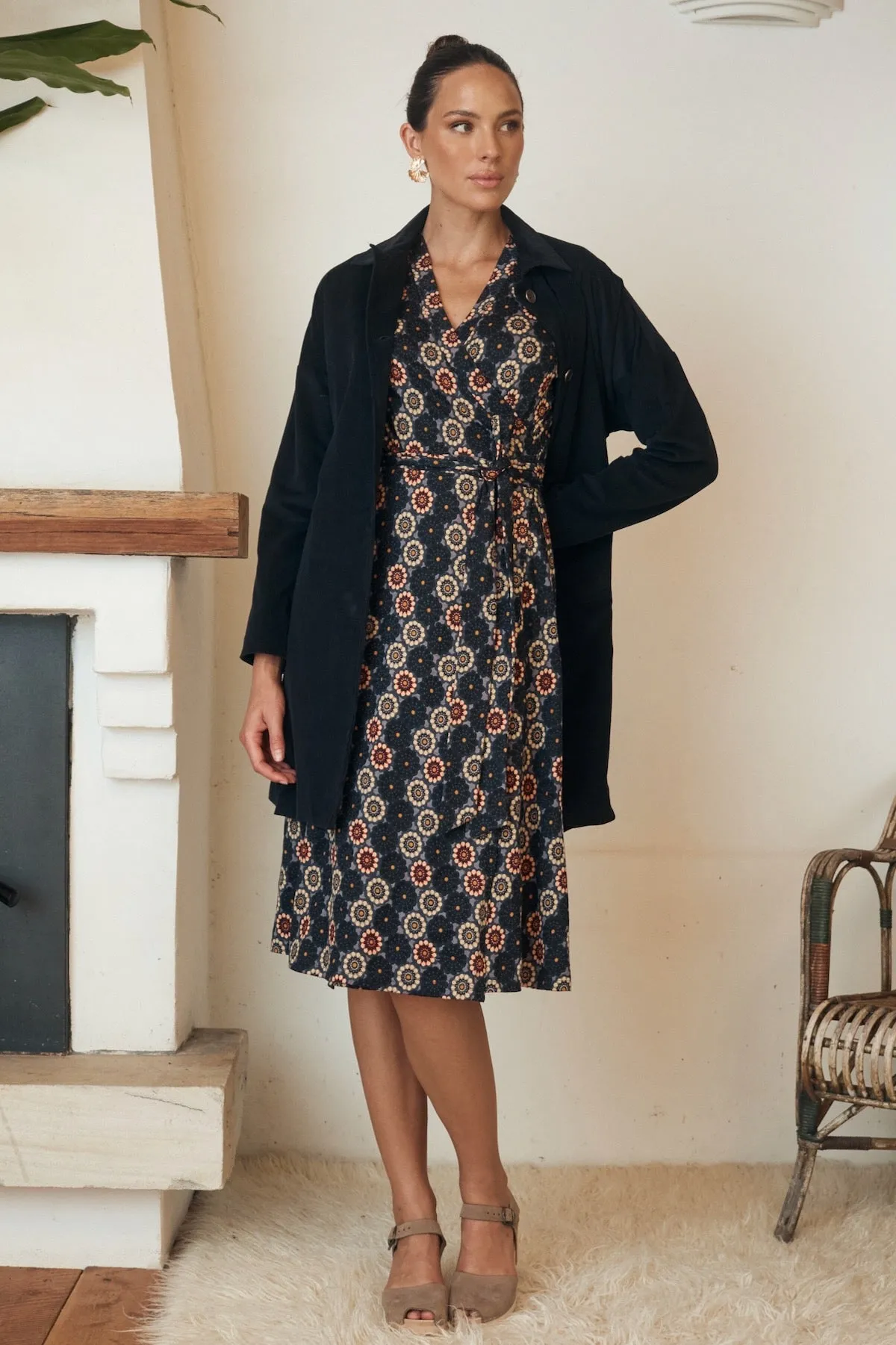 Audrey Wrap Dress - Bindi