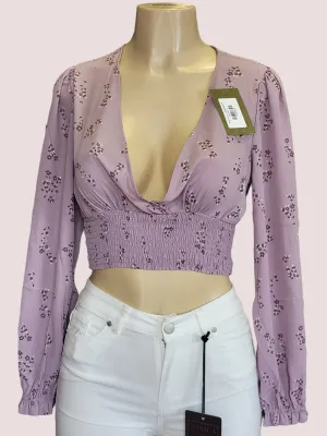 Avery top LAVENDER