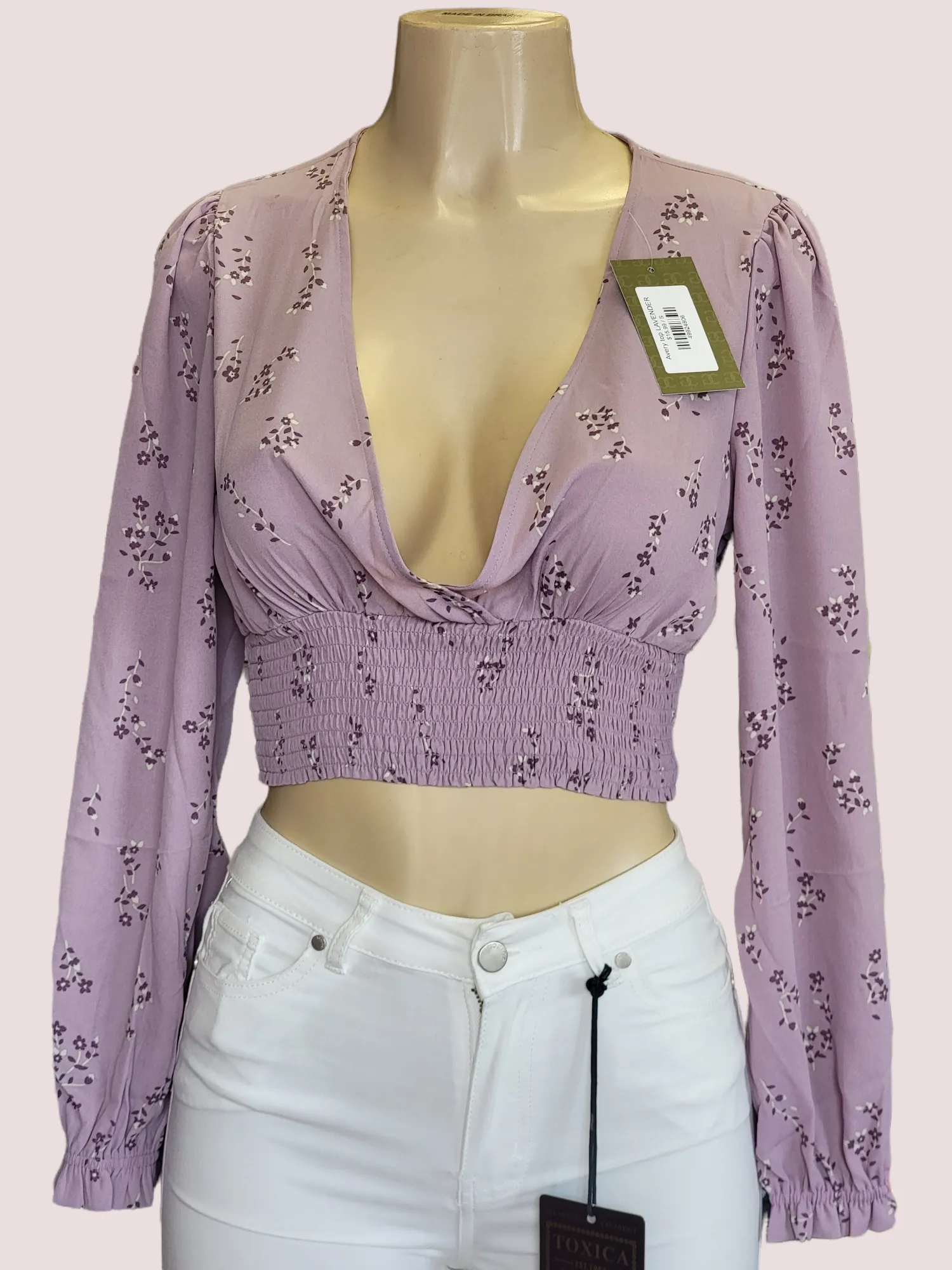 Avery top LAVENDER