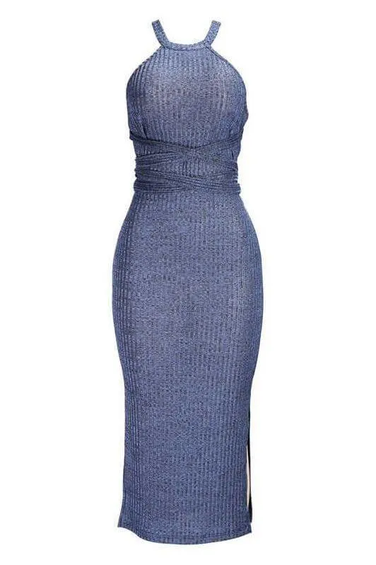 Backless Strapless Slim maxi dress