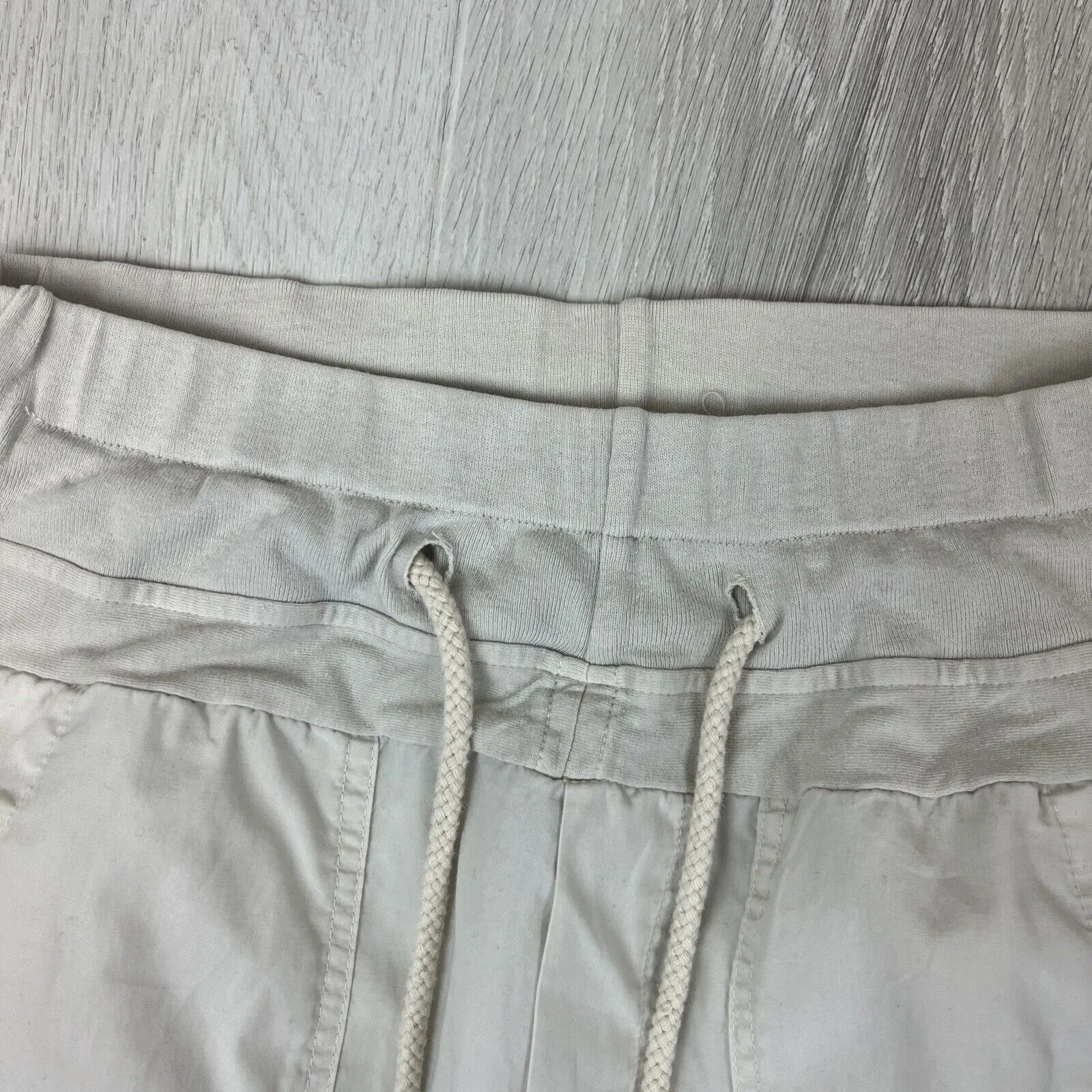 Bassike Womens Beige Jogger Pants Size Small