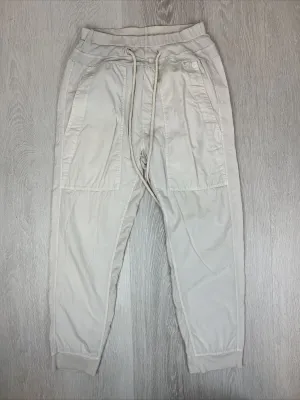 Bassike Womens Beige Jogger Pants Size Small
