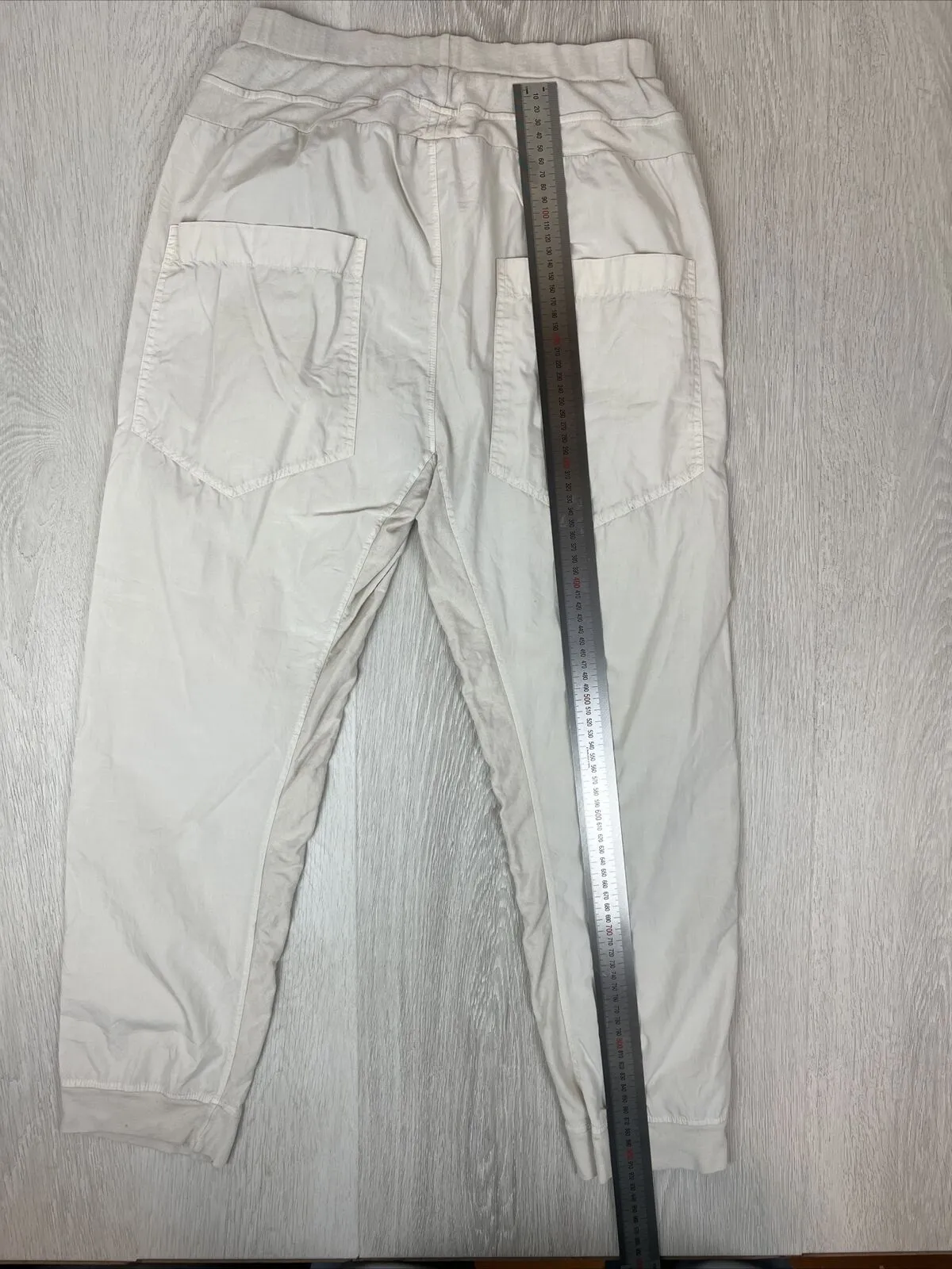 Bassike Womens Beige Jogger Pants Size Small