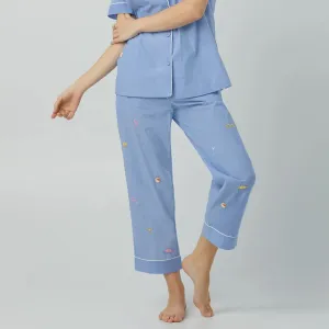 BedHead Chambray SS Poplin Cropped PJ Set