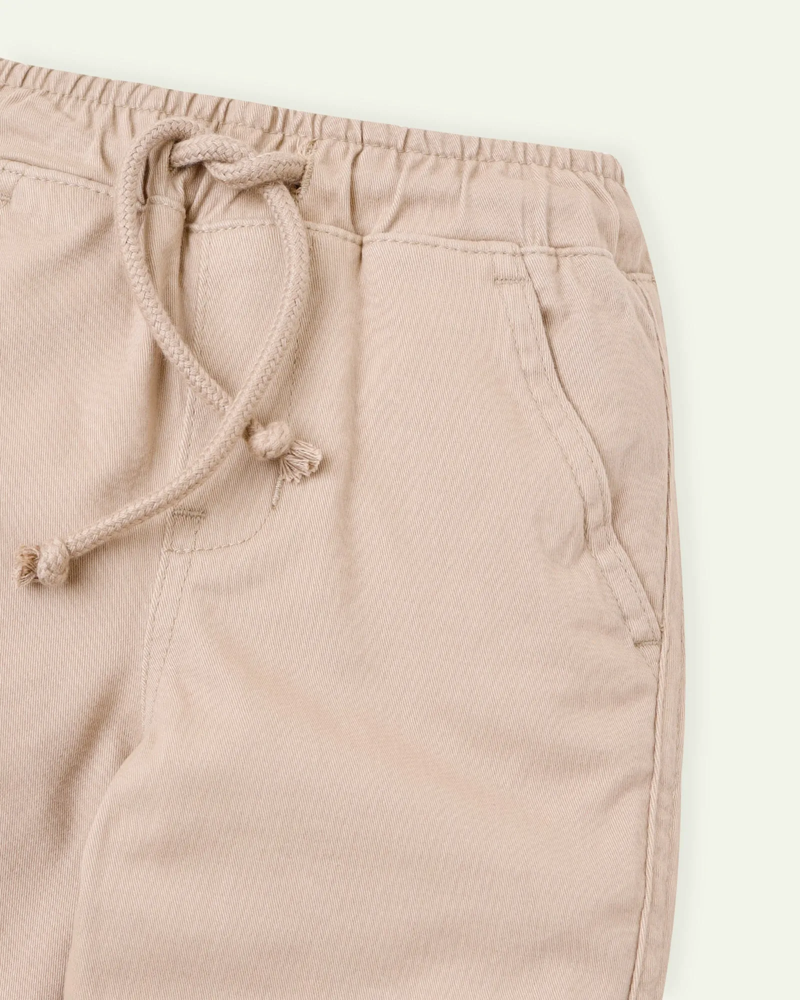 Beige Cargo Pants
