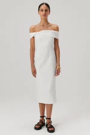 BERNADINE CREPE MIDI DRESS