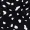 Black And White Spot Printed Strappy Wrap Top Tie Waist Midi Dress