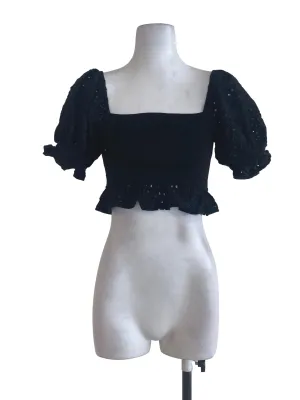 Black Knitted Top