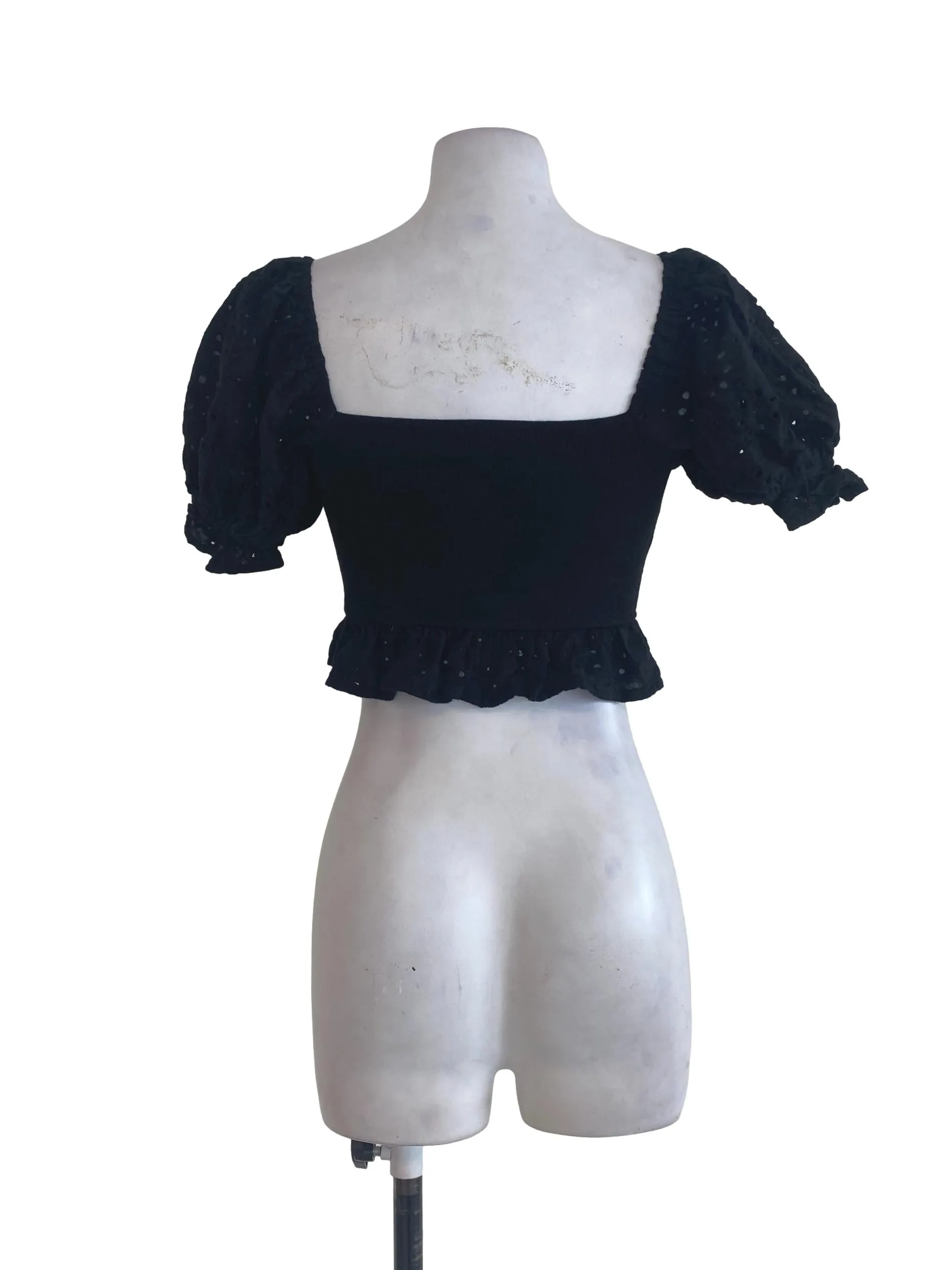 Black Knitted Top