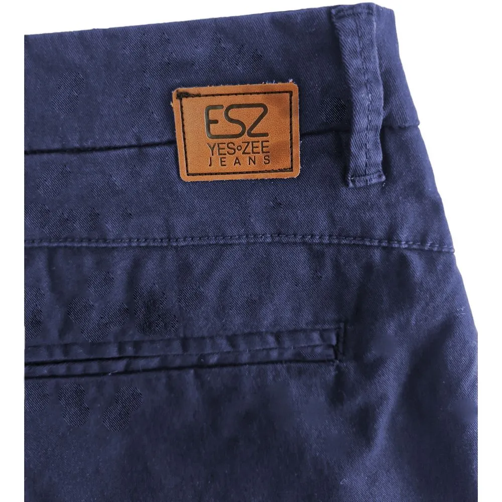 Blue Cotton Short