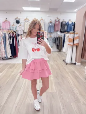 Bounce Back Pink Skirt