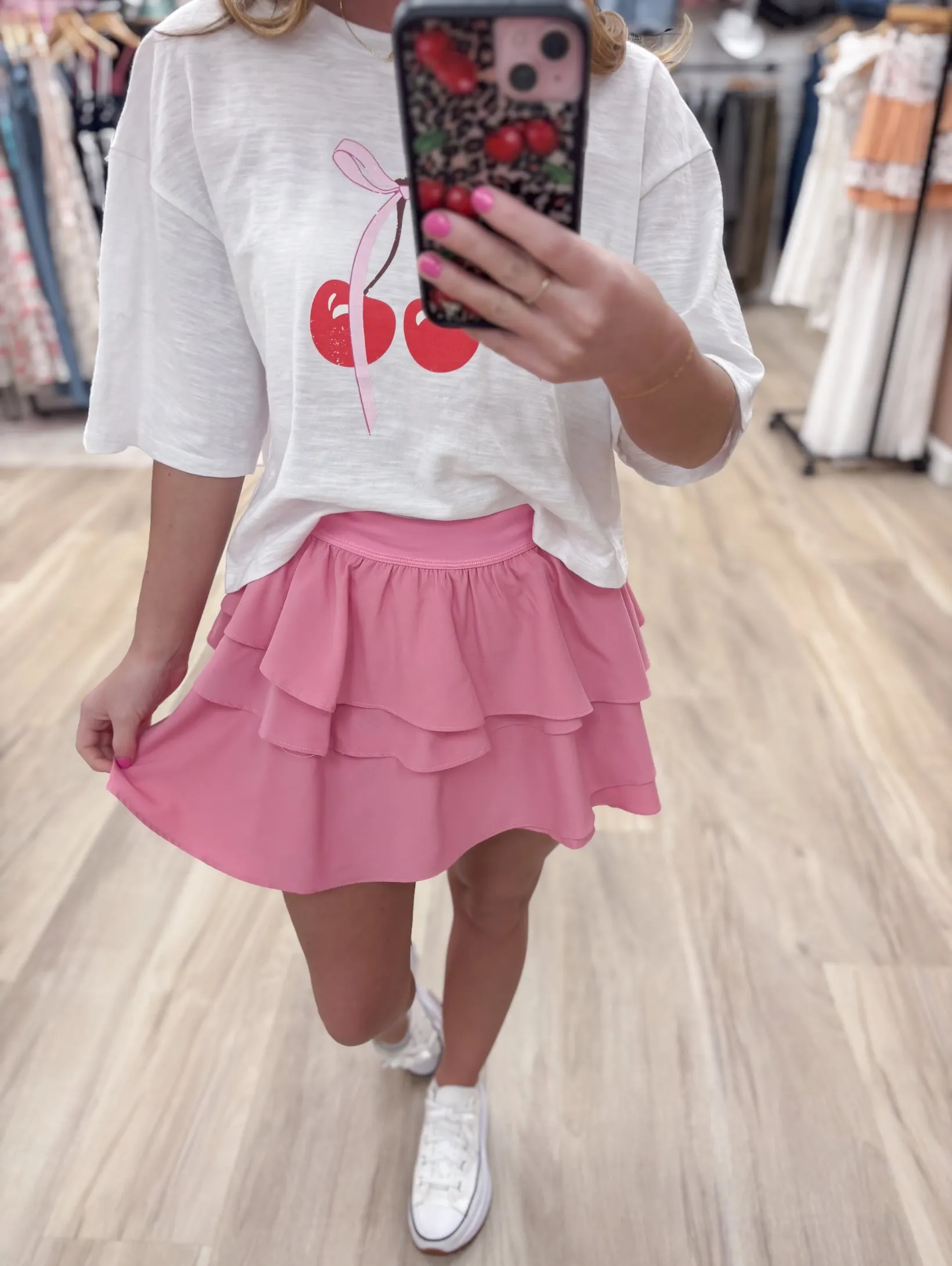 Bounce Back Pink Skirt