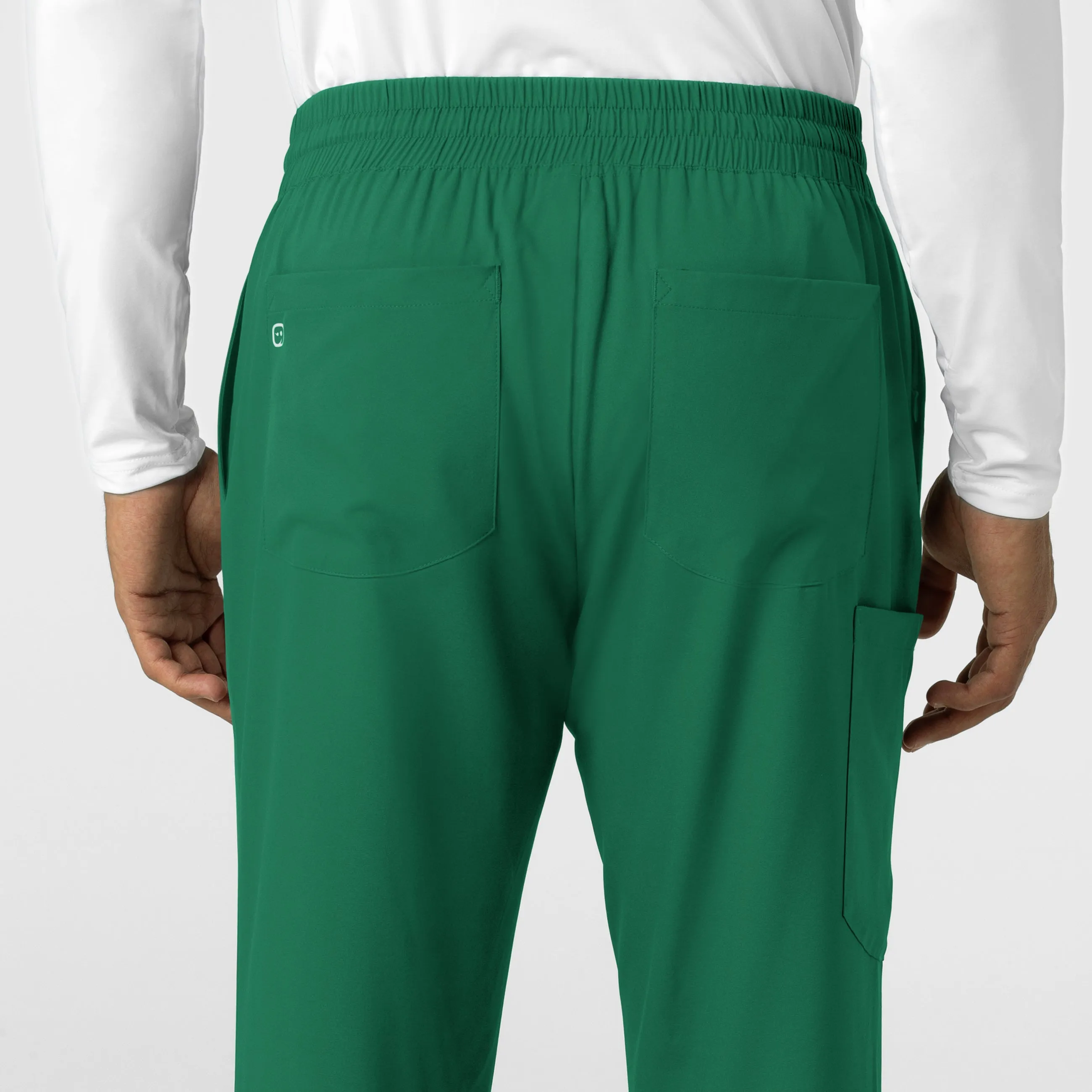 Boundless 5351 Men's Straight Leg Scrub Pants Hunter