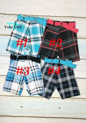 Boy Plaid Shorts - Final Sale