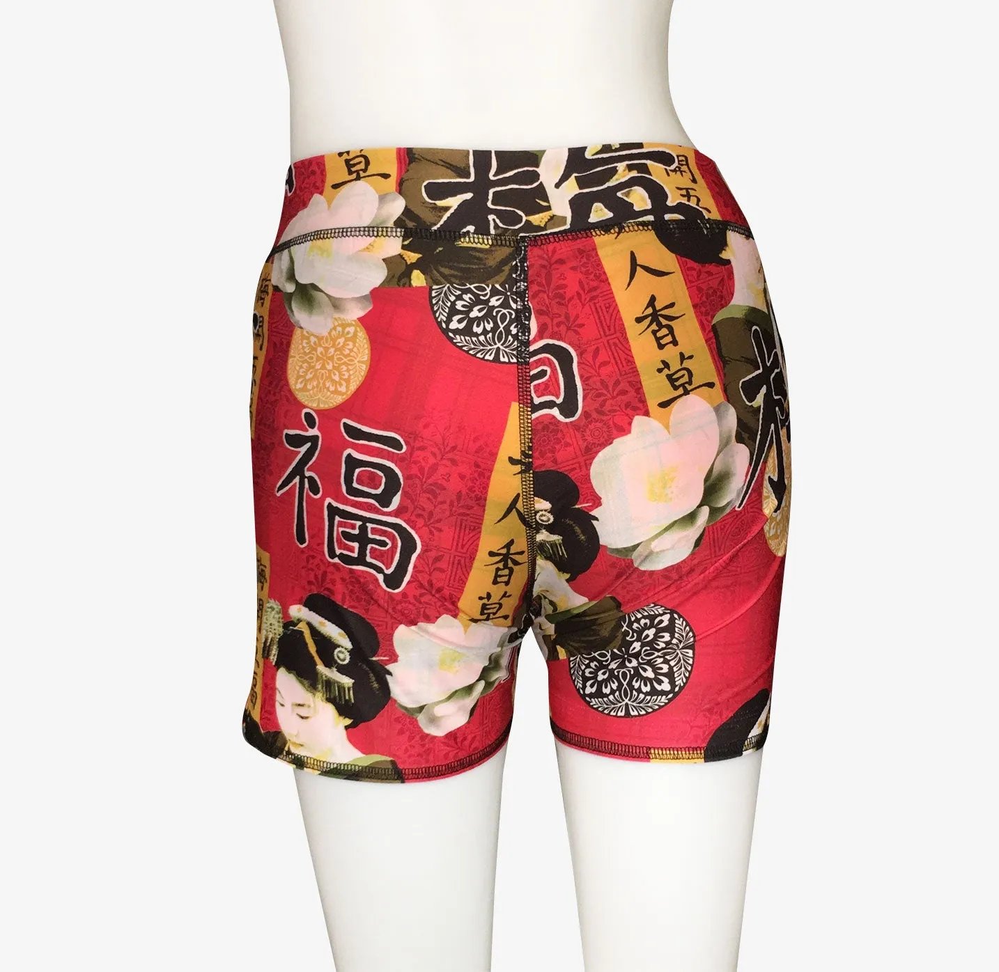 BOYS SHORTS RED GEISHA/RED PLAID