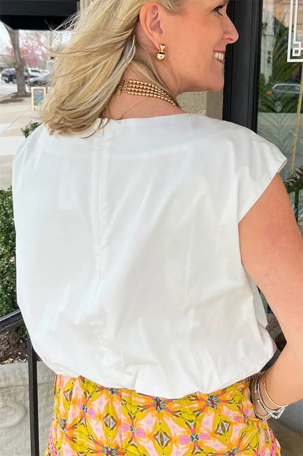 Bubble Hem Top