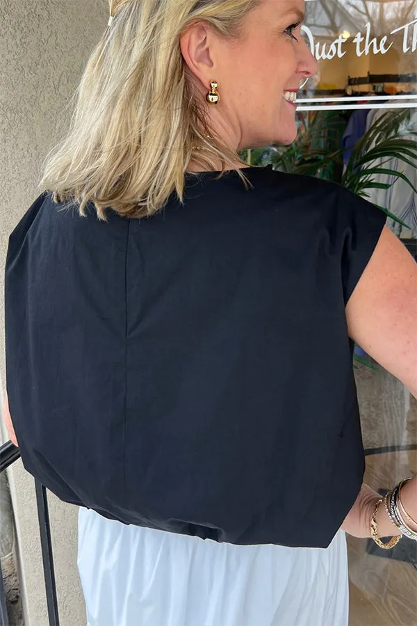 Bubble Hem Top