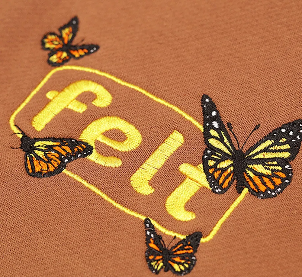 BUTTERFLY EMBROIDERED SWEATPANT