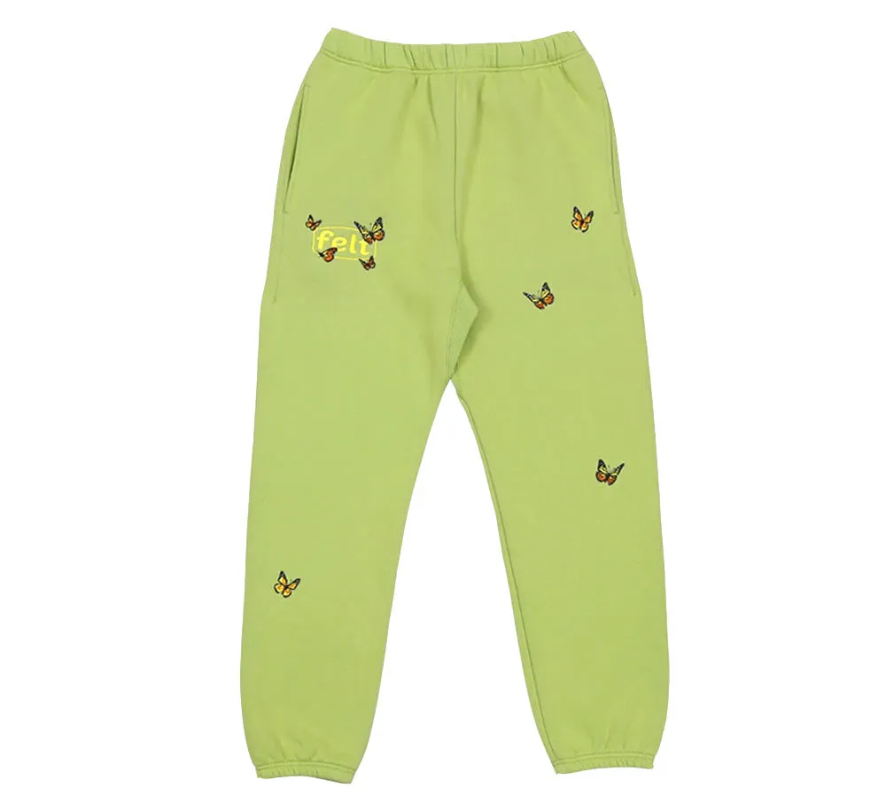 BUTTERFLY EMBROIDERED SWEATPANT
