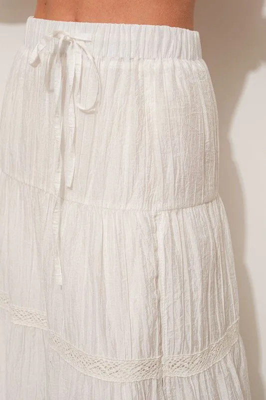 Call It Fate Tiered Maxi Skirt
